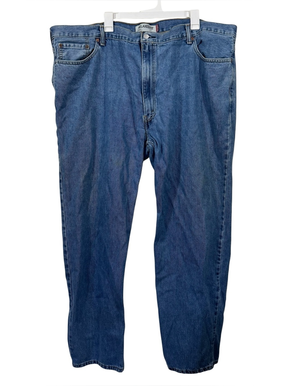 Levi's 550 48x34 Relaxed Fit Medium Wash Straight Leg Jeans